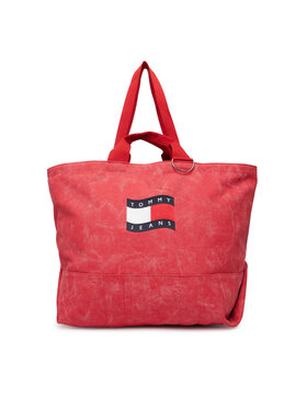 Tommy Jeans Tommy Jeans Käekott Tjw Wave Flag Med Tote AW0AW18466 Korallivärviline