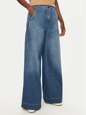 BOSS BOSS Jeansy Zehyrus 50528820 Niebieski Wide Leg