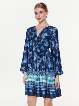 REPLAY Replay Rochie de zi W9602.000.73950 Albastru Regular Fit