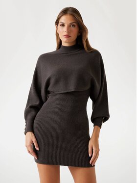 Guess Guess Sweter 155231 Brązowy Classic Fit