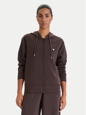 Guess Guess Pulóver V4YQ06 KCAY2 Barna Regular Fit