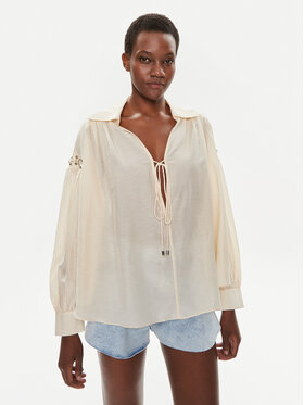 PINKO Pinko Bluse Elf 103744 A1XU Beige Relaxed Fit