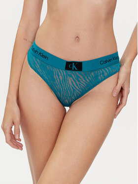 Calvin Klein Underwear Calvin Klein Underwear Стрінги 000QF7378E Зелений