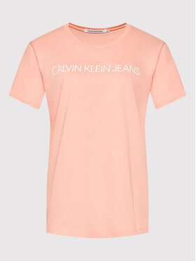 Calvin Klein Jeans Plus Calvin Klein Jeans Plus Тишърт J20J217531 Розов Regular Fit