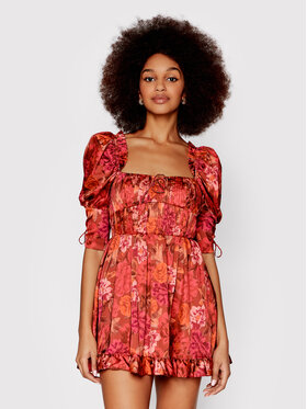 For Love & Lemons Kasdieninė suknelė Alia CD2465 Raudona Regular Fit