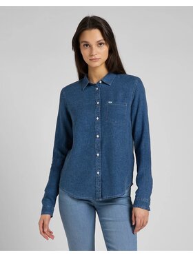 Lee Lee Koszula REGULAR SHIRT Niebieski Regular Fit