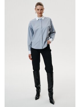 MARI PRETI MARI PRETI Camicia Nebbia Grigio Regular Fit