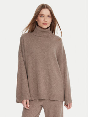 Kontatto Kontatto Rollkragenpullover 3M0961C Beige Relaxed Fit