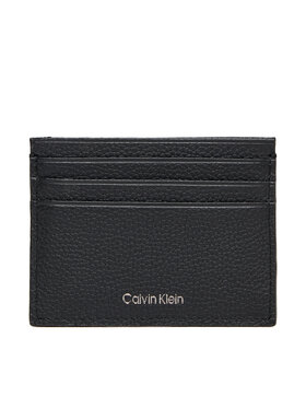 Calvin Klein Calvin Klein Custodie per carte di credito Foil Emboss Ew Card Case LV04D1060G Nero