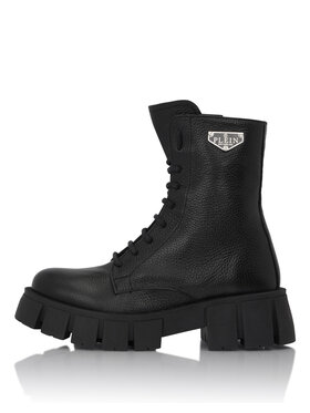 PHILIPP PLEIN PHILIPP PLEIN Členková obuv s elastickým prvkom 27905 Čierna