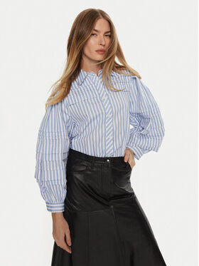 Munthe Munthe Košulja Trudie 243102824334 Plava Relaxed Fit