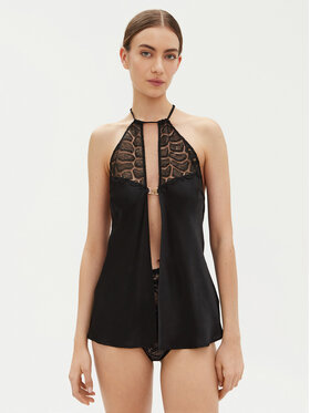 Chantelle Chantelle Sottoveste Reptilia C01NI5 Nero Regular Fit