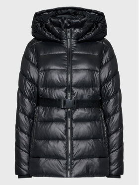 Calvin Klein Curve Calvin Klein Curve Puhovka Ess Belted K20K205145 Črna Regular Fit