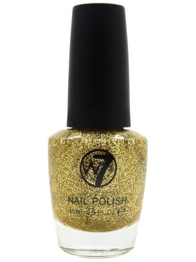 W7 W7 Nail Polish Glitter Lakier do paznokci 6 Gold Dazzle