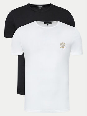 Versace Versace Σετ t-shirts AU10193 Έγχρωμο Slim Fit