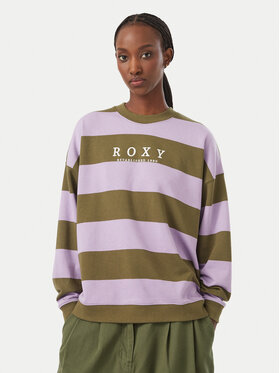 Roxy Roxy Felpa Strictly Stripes ERJFT05071 Cachi Regular Fit