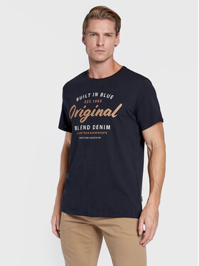 Blend Blend T-Shirt 20714719 Czarny Regular Fit