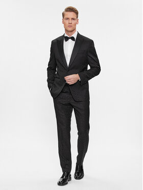 BOSS Boss Ülikond H-Huge-2Pcs-Tux-231 50502453 Must Slim Fit