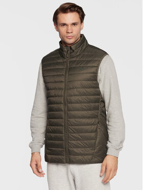 4F 4F Kamizelka H4Z22-KUMP001 Khaki Regular Fit