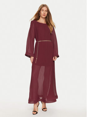 ViCOLO ViCOLO Официална рокля TS0396 Бордо Regular Fit