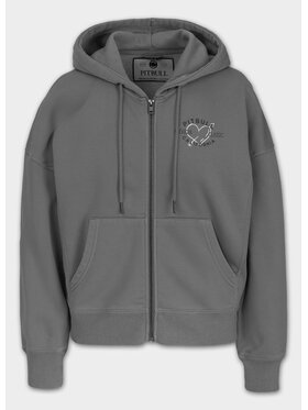 PITBULL PITBULL Bluza MANZANITA HEART Szary Regular Fit