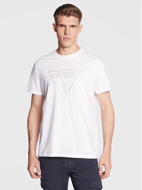 Guess Guess T-Shirt Moisey M3RI15 K8FQ4 Biały Regular Fit