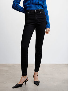 Mango Mango Jeansy Newanne 47085841 Černá Skinny Fit