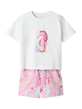 NAME IT NAME IT Σετ T-Shirt και σορτς Zosanna 13239682 Ροζ Regular Fit