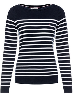 Tommy Hilfiger Tommy Hilfiger Džemperis Heritage Boat WW0WW22046 Tumši zils Regular Fit