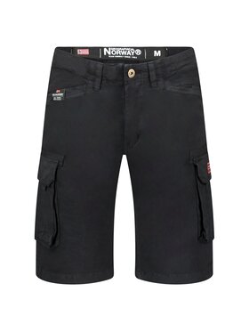 Geographical Norway Geographical Norway Bermudy SY1630H/GN-Black Czarny Regular Fit