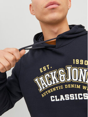 Jack&Jones Jopa Logo 12233597 Mornarsko Modra Standard Fit