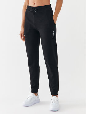 Hugo Hugo Teplákové kalhoty Easy Jogger_2 50495708 Černá Relaxed Fit
