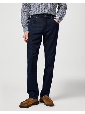 Wrangler Wrangler Jeansy GREENSBORO Granatowy Slim Leg
