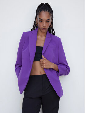 Mango Mango Marynarka Niza 57074396 Fioletowy Regular Fit