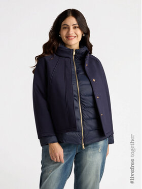 Fiorella Rubino Fiorella Rubino Giubbotto piumino F307T001320N034 Blu Regular Fit