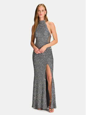 Hey Kyla Hey Kyla Sukienka wieczorowa 5AJ006HK Zielony Slim Fit
