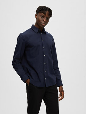 Selected Homme Selected Homme Cămașă 16079052 Bleumarin Regular Fit