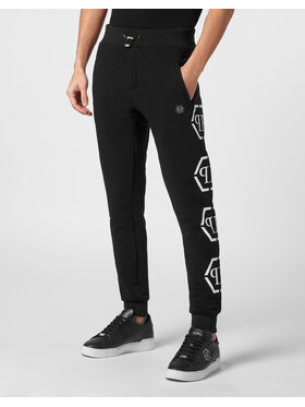PHILIPP PLEIN PHILIPP PLEIN Teplákové kalhoty 20637 Černá Jogger Fit