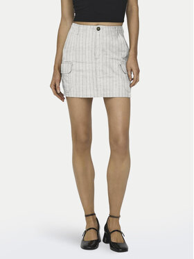 ONLY ONLY Minirock Malfy-Caro 15310982 Weiß Regular Fit