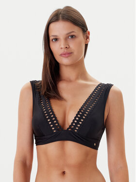BOSS BOSS Bikini felső Eyelet 50540665 Fekete