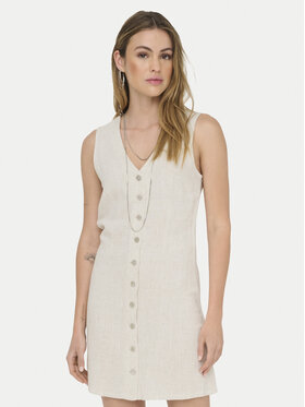 ONLY ONLY Ежедневна рокля Siesta 15357797 Светлобежов Regular Fit