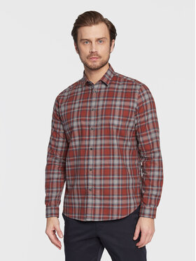 Sisley Sisley Hemd 5MQWSQ01A Rot Regular Fit