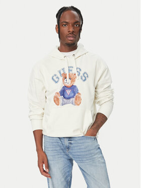 Guess Guess Μπλούζα M6YQ38 K5436 Κρεμ Oversize