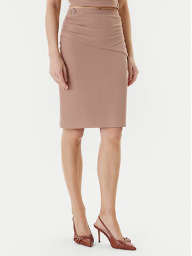Guess Guess Minigonna W5YD64 KAQL2 Beige Regular Fit