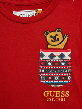 Guess Bluza I3BI04 I3Z13 Rdeča Regular Fit