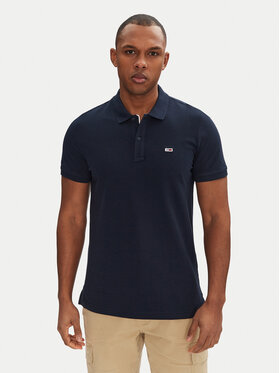 Tommy Jeans Tommy Jeans Polokošeľa DM0DM20676 Tmavomodrá Slim Fit