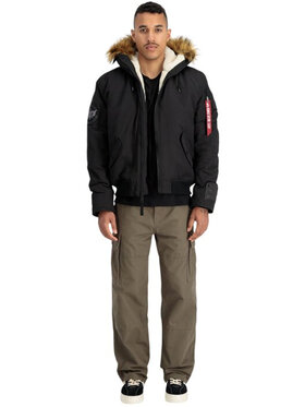 Alpha Industries Alpha Industries Kurtka zimowa AI.148129-03-L Czarny Regular Fit