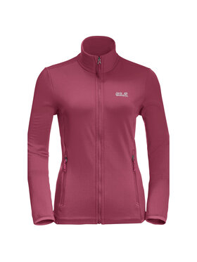 Jack Wolfskin Jack Wolfskin Polar Jack Wolfskin Peak Grid Fleece W Czerwony Regular Fit