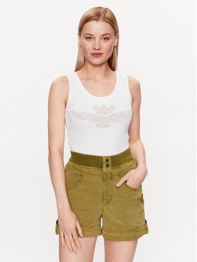 Aeronautica Militare Aeronautica Militare Top 231TS2114DJ585 Biały Regular Fit