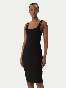 Versace Jeans Couture Versace Jeans Couture Kleid für den Alltag 80HAO943 J0198 Schwarz Slim Fit